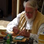 Woodworking and Tatting at Fresno Flats