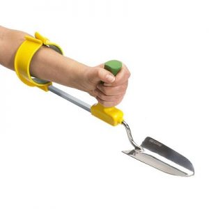 Picture of a special gardening tool for use by disabled gardeners.