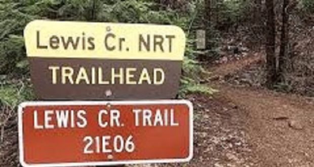 Picture of a trail sign.