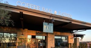 Picture of the entrance to AXIS Coffee and Eatery.
