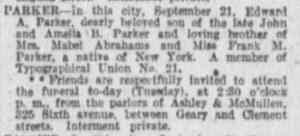 San Francisco Examiner, Septmber 23, 1913