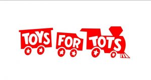 Image of the Toys for Tots logo.