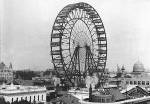 Image of the first Ferris Wheel.