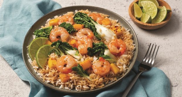 Image of a shrimp and rice dish.