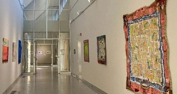 Image of the inside of the Fresno Art Museum.