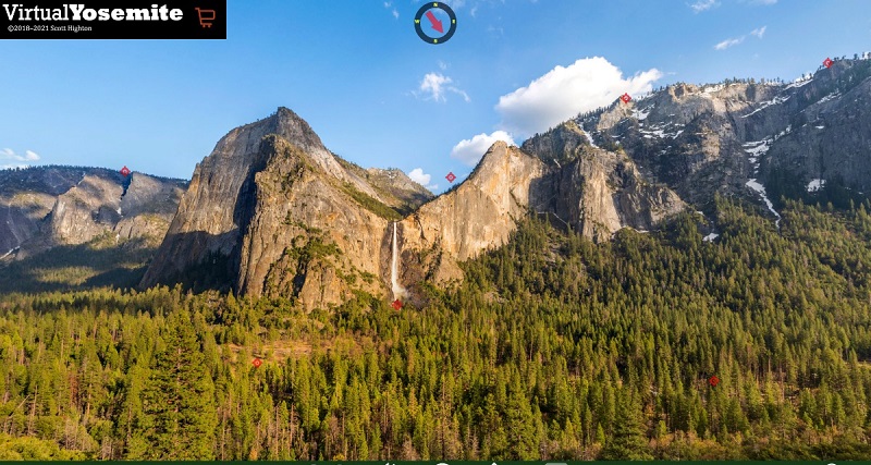 Image of Bridalveil Fall, Yosemite.