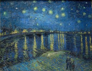 Image of Van Gogh's Starry Night. 