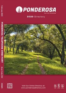 Image of the 2020 Ponderosa Directory cover. 