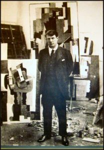 Image of Picasso In His Studio in 1920. 