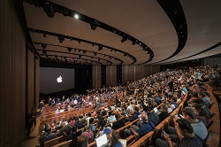 Image of the Inside Steve Jobs Theater