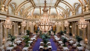 Image of the Palace Hotel Garden Room Restaurant.