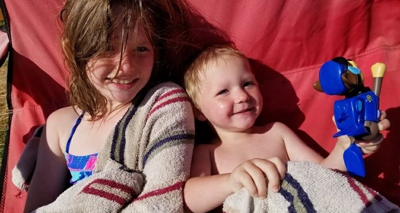 Image of Amy Stephens' children.