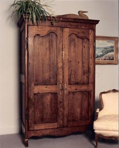 Image of a cherry armoire.