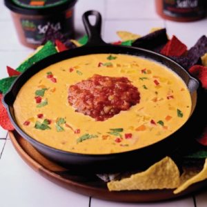 Image of Cast-Iron Smoked Queso Dip.
