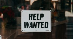 Image of a help wanted sign.