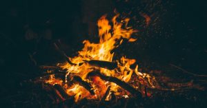 Image of a burn pile.