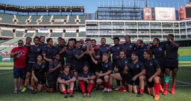 Image of the Fresno State Men's Club Rugby team.