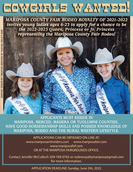 Image of the Rodeo Royalty flyer. 