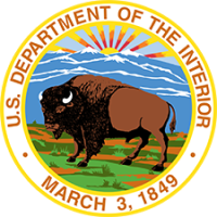 Image of the Department of the Interior logo.