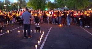 Image of a candlelight vigil.