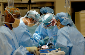 Image of surgeons performing an operation.