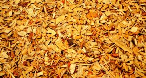 Image of a pile of wood chips.