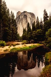 Image of a waterfall at Yosemite.