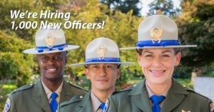 Image of a CHP recruitment poster.