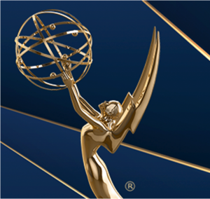 Image of the Emmy Award logo. 