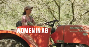 Image of a woman on a tractor.
