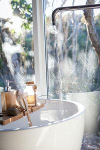 Image of a bubble bath. 