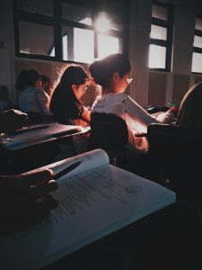 Image of students in a classroom. 