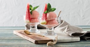 Image of watermelon gelato. 