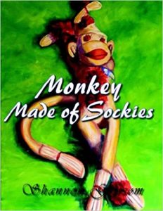 Image of &quot;Monkey Made of Sockies&quot; book cover. 