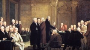 Image of the Continental Congress. 