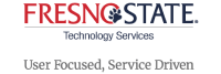 Image of the Fresno State Technology Services logo. 