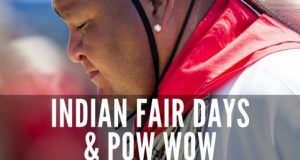 Image of the Indian Fair Day & Pow Wow flyer.