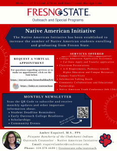 Flyer for Native American Youth Conference.