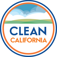Image of the Clean California logo. 