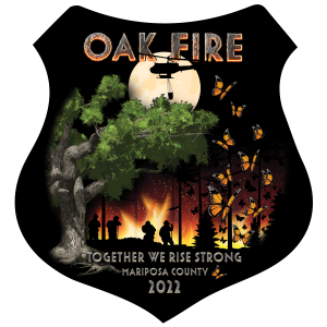 Image of the Decal for Oak Fire Fundraiser
