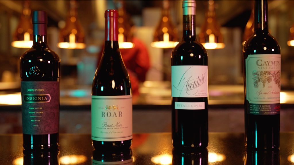 Image of 4 bottles of wine 