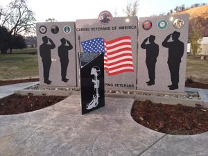 Image of the veterans memorial