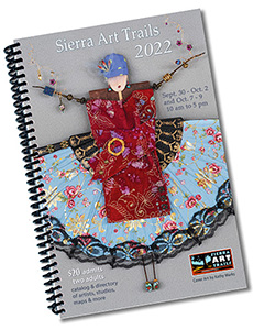 Image of the cover of the Sierra Art Trails catalog. 