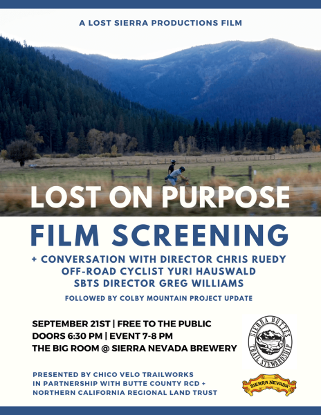 Image of the Lost on Purpose flyer. 