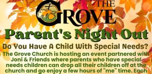 Image of a flyer for parents night out