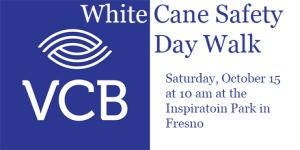 Image of the White Cane Safety Day flyer.