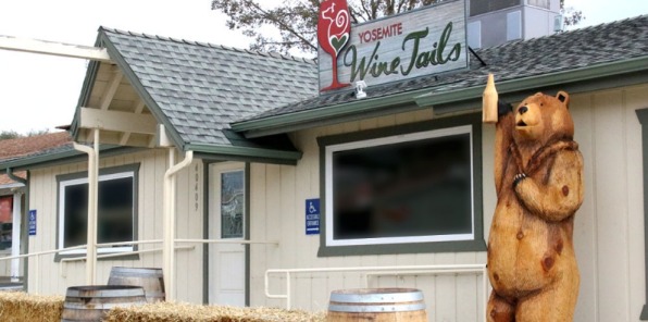 Image of Yosemite wine tails store front