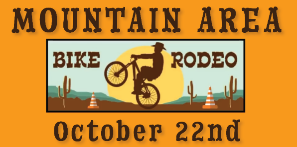 FLyer for pedal forward mountain area bike rodeo