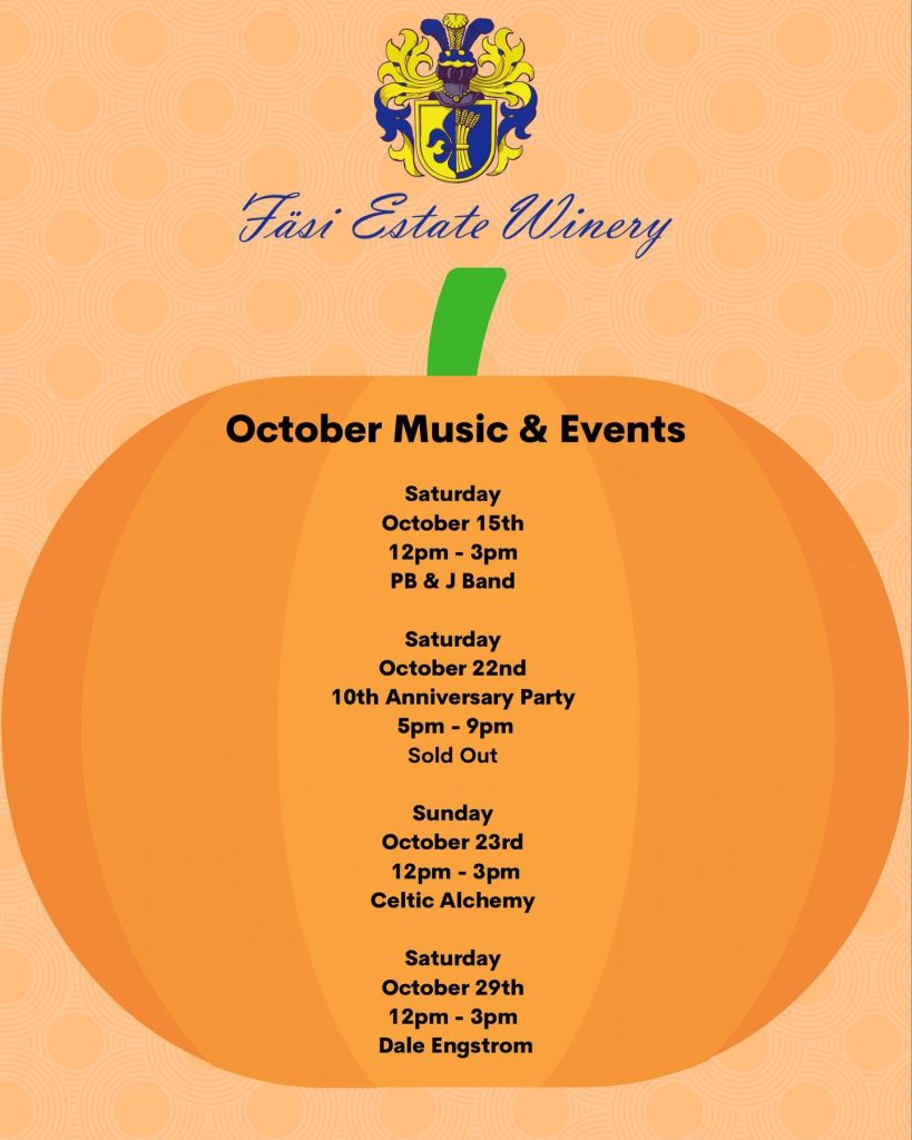 Flyer for the Fasi Estate Music performances
