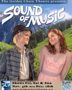 Image of an advertisement for 'The Sound of Music.'